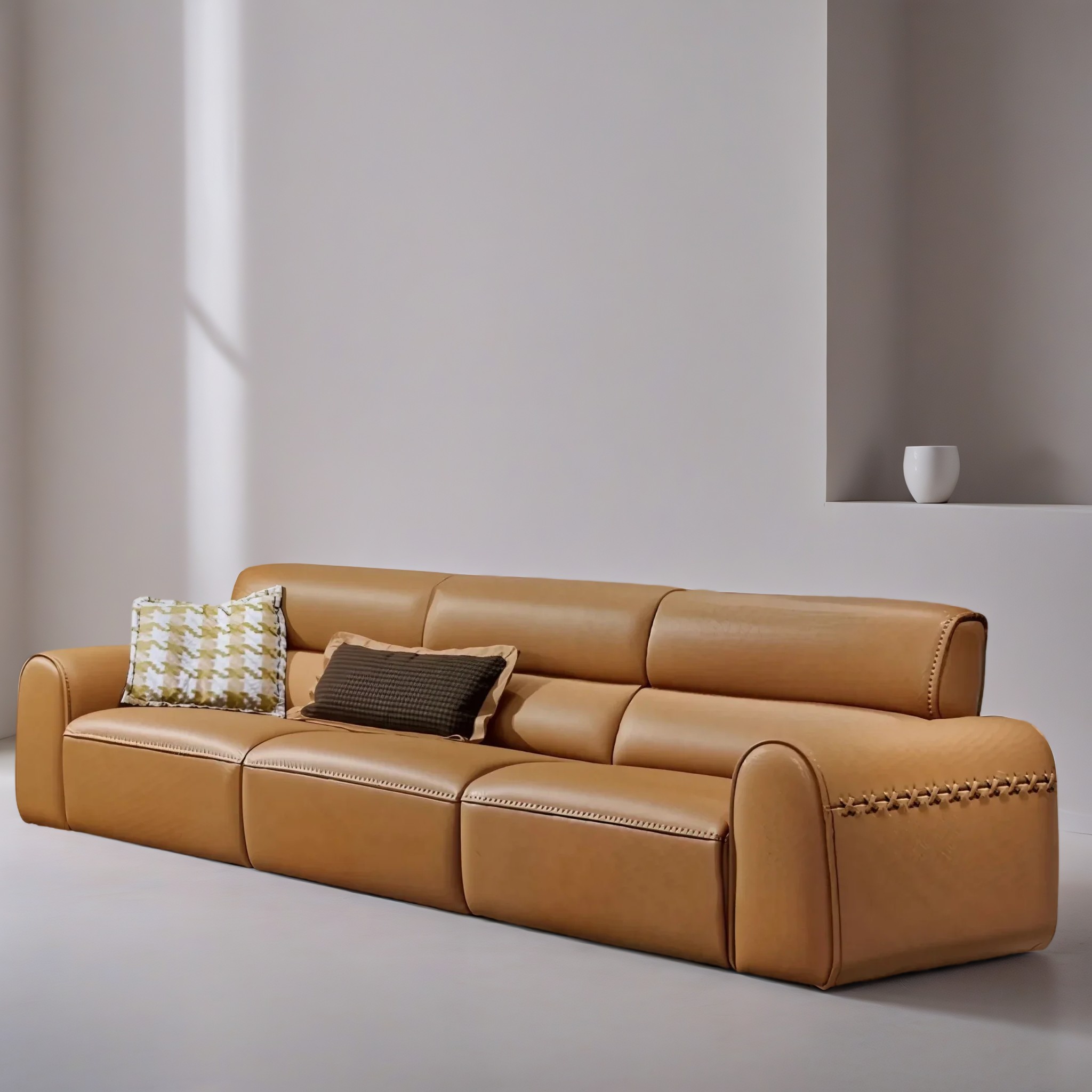 FLAMEO электромеханический прямой диван-реклайнер