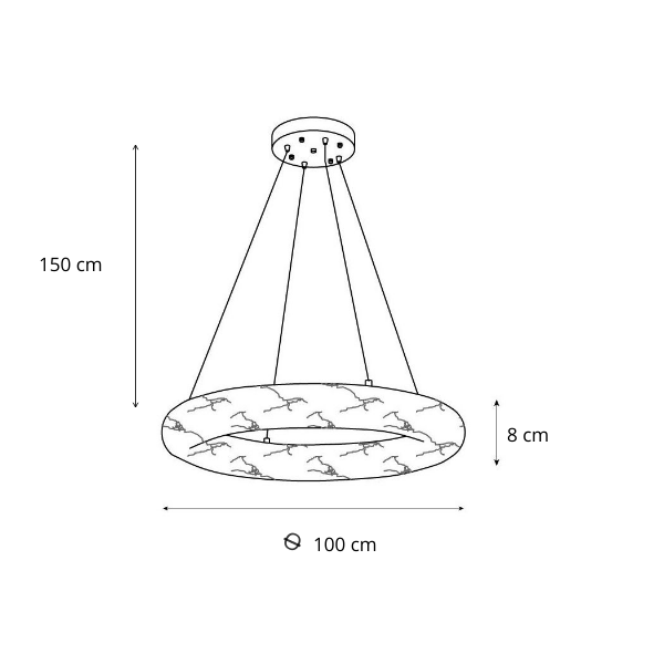 HALORA кольцевая люстра — изображение 15