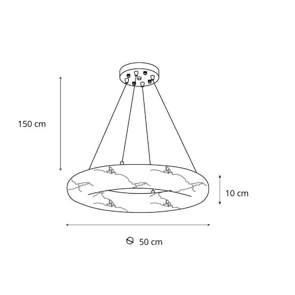 HALORA кольцевая люстра — изображение 10