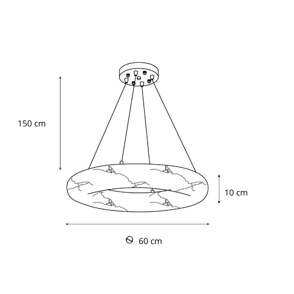 HALORA кольцевая люстра — изображение 12