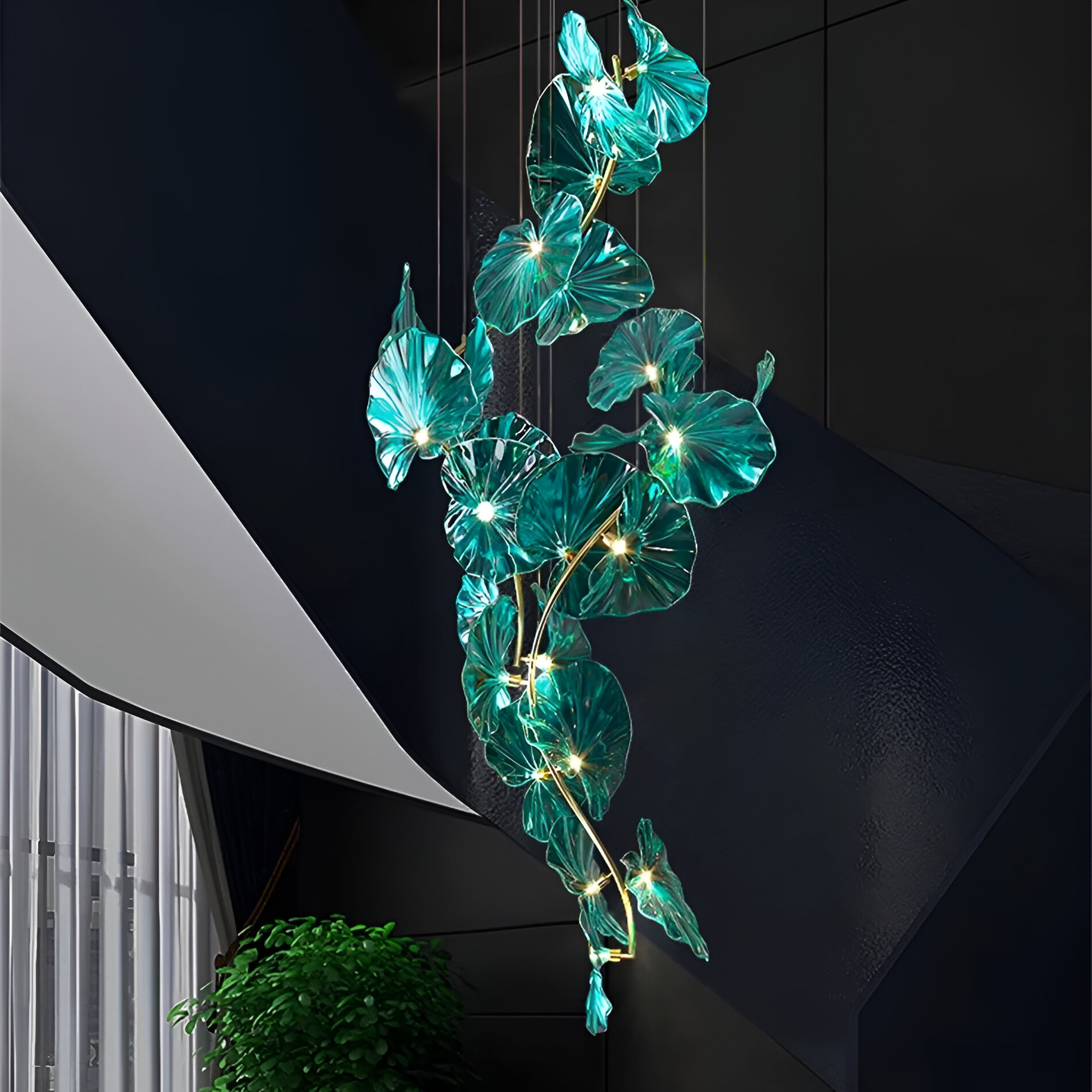 AQUAMARINE люстра удлиненная — изображение 3