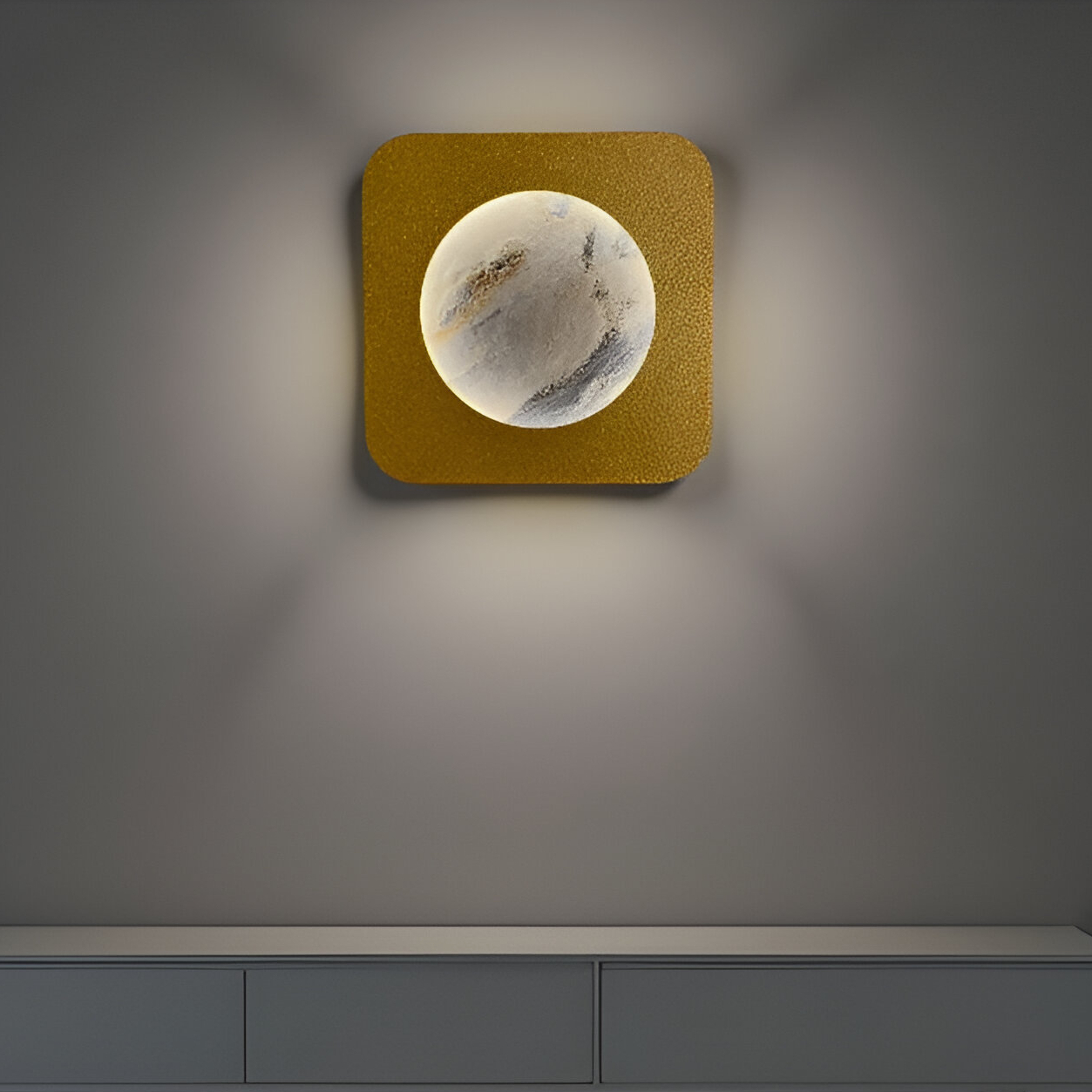 CRACKED DUNE бра квадратное