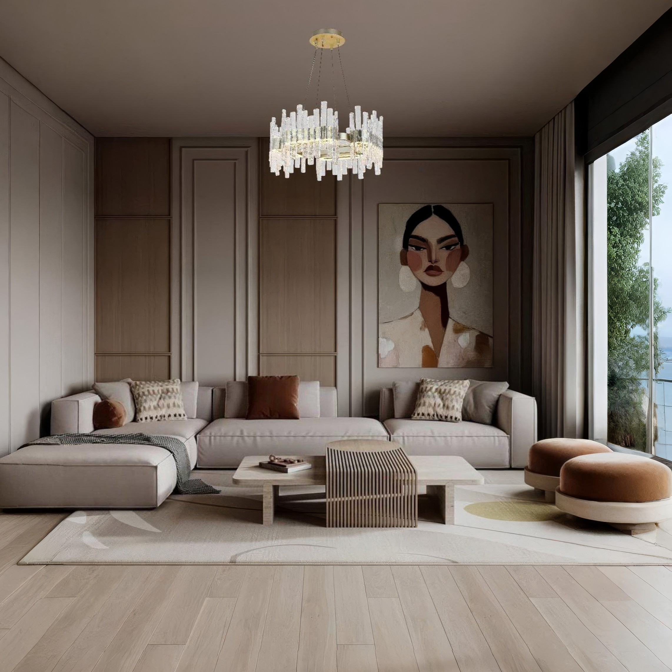 ICEBERG люстра квадратная