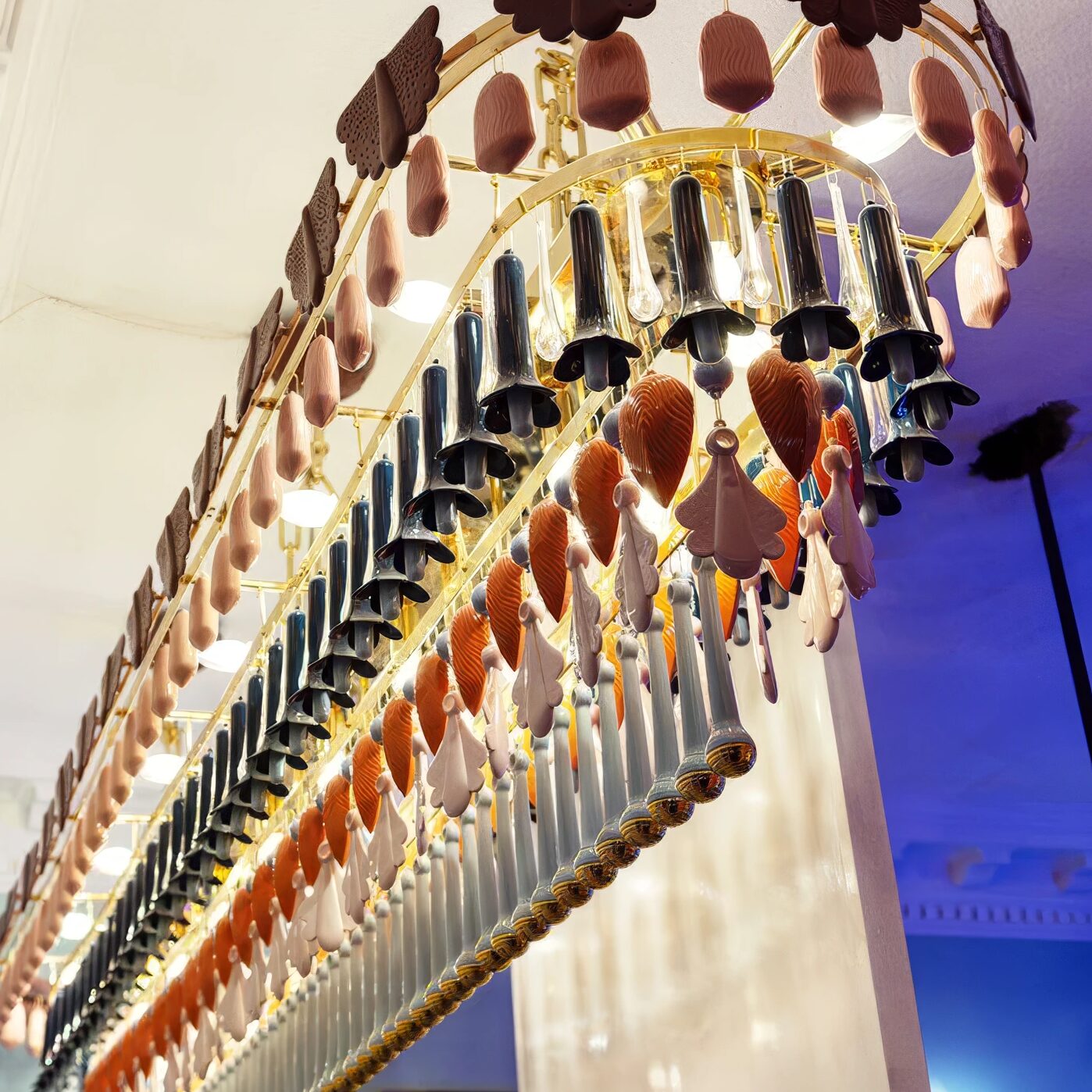 CERAMIC FANTASY винтажная люстра — изображение 4