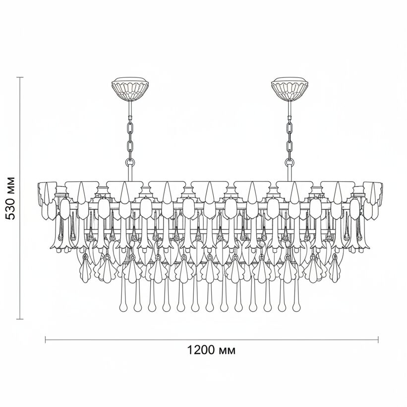 CERAMIC FANTASY винтажная люстра — изображение 3