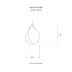 Seta MLTD1080 — Размер: Ø 400 × 530 мм