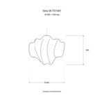Seta MLTD1081 — Размер: Ø 680 × 560 мм