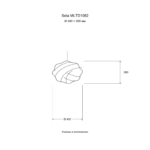 Seta MLTD1082 — Размер: Ø 400 × 300 мм