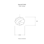 Seta MLTD1082 — Размер: Ø 450 × 380 мм