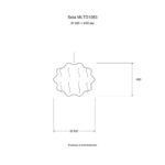 Seta MLTD1083 — Размер: Ø 500 × 400 мм