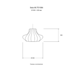 Seta MLTD1084 — Размер: Ø 550 × 350 мм