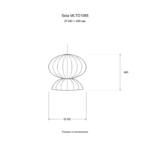 Seta MLTD1085 — Размер: Ø 500 × 480 мм