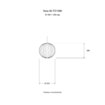 Seta MLTD1086 — Размер: Ø 300 × 280 мм