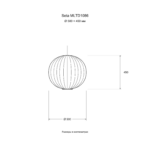 Seta MLTD1086 — Размер: Ø 500 × 450 мм