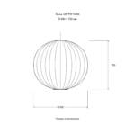 Seta MLTD1086 — Размер: Ø 800 × 720 мм