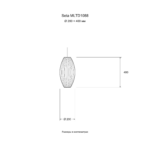 Seta MLTD1088 — Размер: Ø 200 × 400 мм