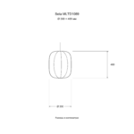 Seta MLTD1089 — Размер: Ø 330 × 400 мм