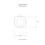 Seta MLTD1089 — Размер: Ø 500 × 490 мм