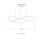 Lasso MLTD3136 — чертёж Ø 1200 мм, непрерывный контур