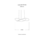 Lasso MLTD3136 — чертёж Ø 600 мм, непрерывный контур