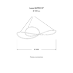 Lasso MLTD3137 — чертёж Ø 1000 мм, непрерывный контур
