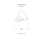 Lasso MLTD3137 — чертёж Ø 600 мм, непрерывный контур