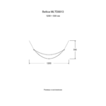 Beltica MLTD8813 — Чертёж 1200 × 550 мм
