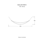 Beltica MLTD8813 — Чертёж 1700 × 550 мм