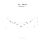 Beltica MLTD8813 — Чертёж 2000 × 550 мм